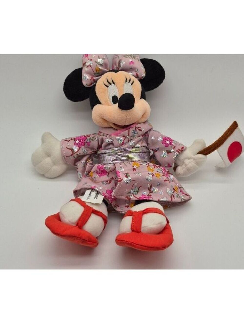Disney Parks Minnie Mouse Japanese Kimono Plush 10”